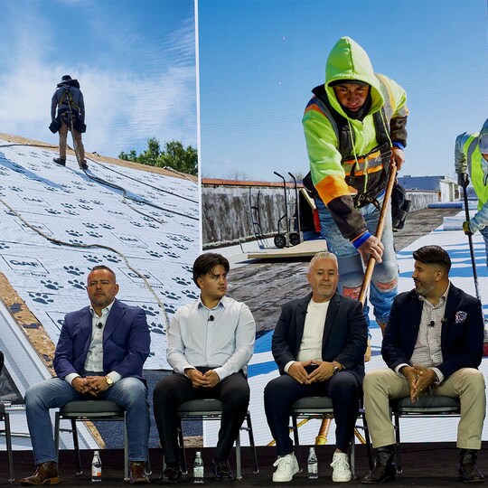 Opening panel at Latinos in Roofing 2026