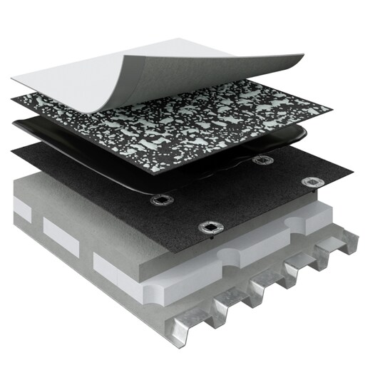 Illustration of a Lightweight Insulating Concrete hybrid system featuring a 9 inch on center fastening pattern