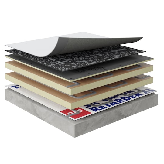 Illustration of a heat welded structural concrete hybrid system