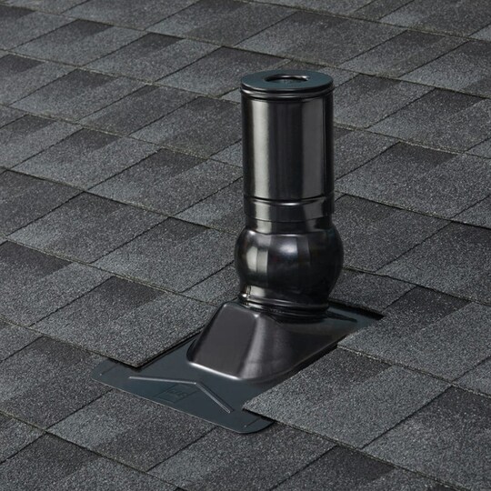 Master Flow™ Pivot™ pipe boot flashing - Black