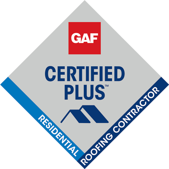 Residential GAF certified plus roofer diamond