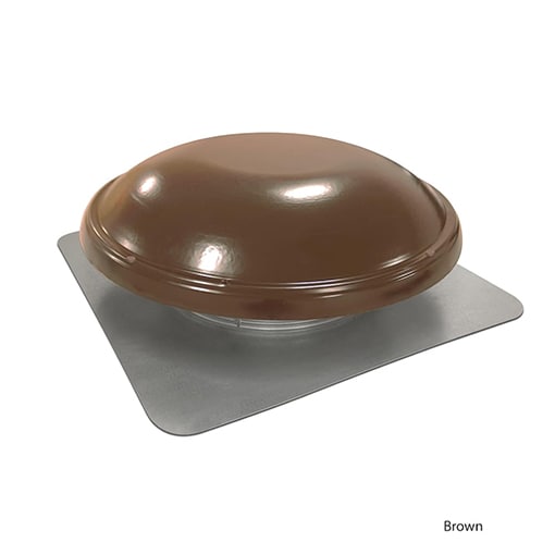 Master Flow™ High‑Capacity Dome Vent in brown