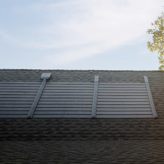 Home with a new GAF solar roof