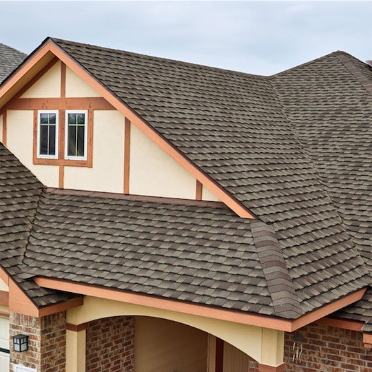 GAF Timberline UHDZ Barkwood Shingles on a Home in Austin, TX 