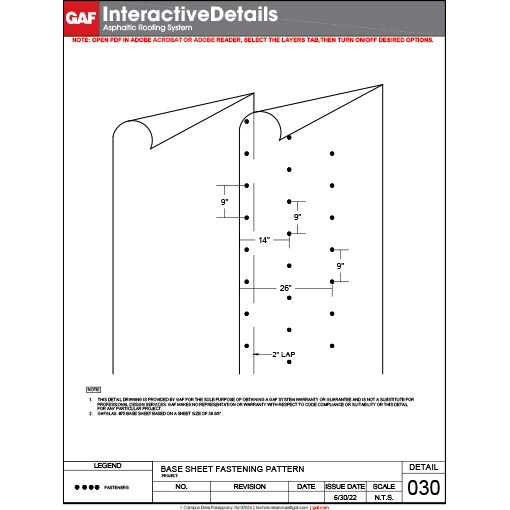 030 base sheet assembly sample