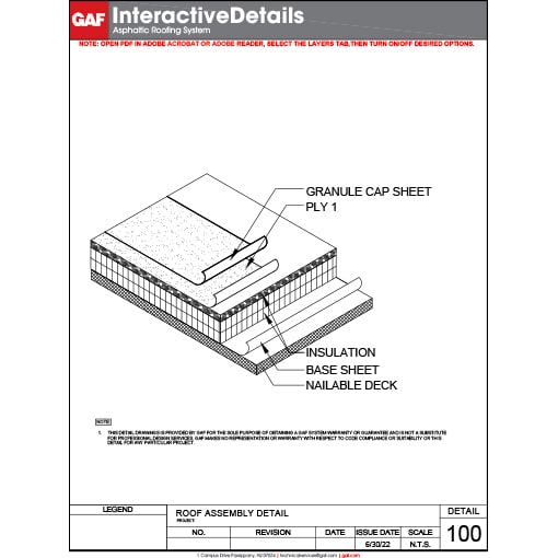 100 asphalt assembly sample