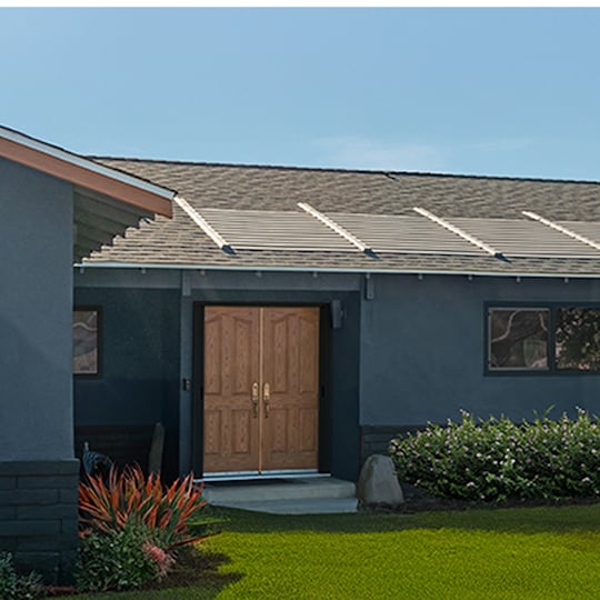 timberline solar shingles on a house