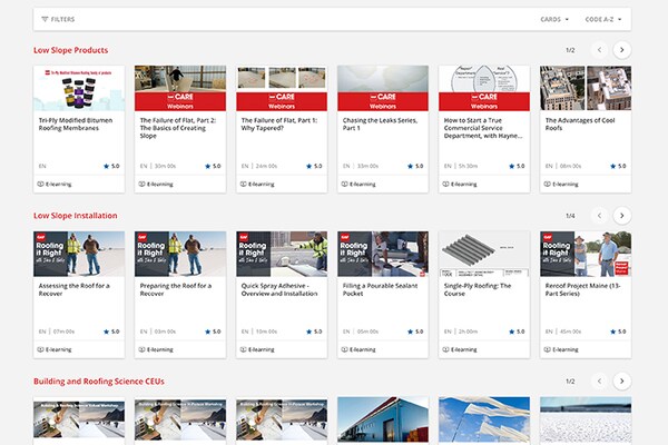Roofing courses offered in Spanish from GAF CARE contractor training