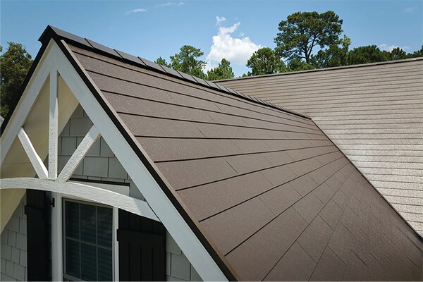 Premium metal roof installation by Feazel