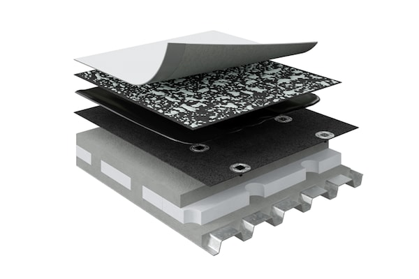 Illustration of a Lightweight Insulating Concrete hybrid system featuring a 7 inch on center fastening pattern