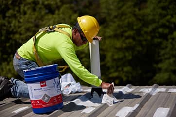 Hydrostop Elastomeric Roof Coating System GAF