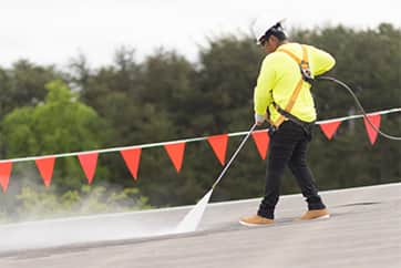 Hydrostop Elastomeric Roof Coating System GAF