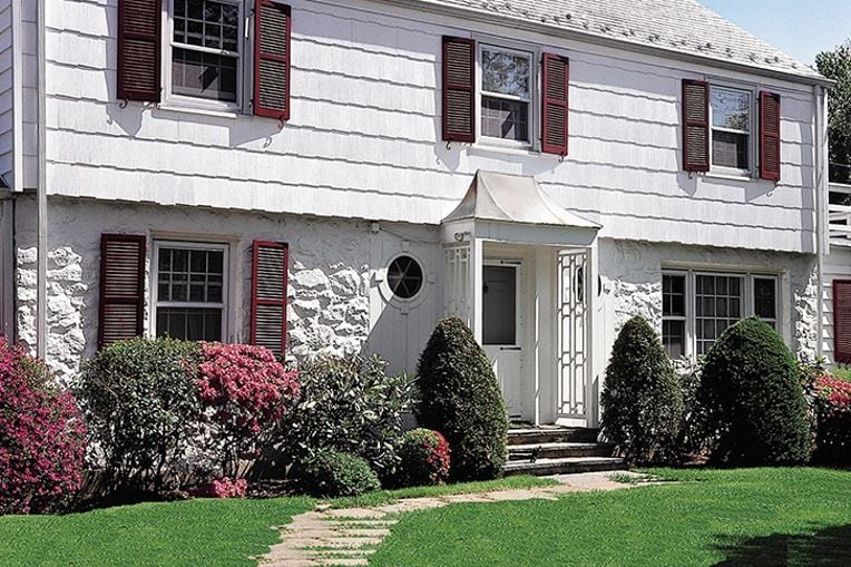 Home with Fiber-cement siding, a GAF building product
