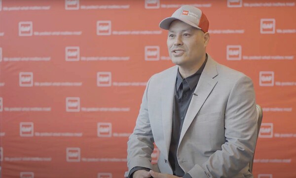 Junior Garcia, a roofer that participates in GAF’s Latinos in Roofing community Spanish courses and seminars