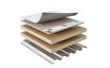 Illustration featuring the layers of EverGuard® PVC KEE 60mil Fleece-Back Membrane