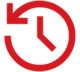 rewind clock icon