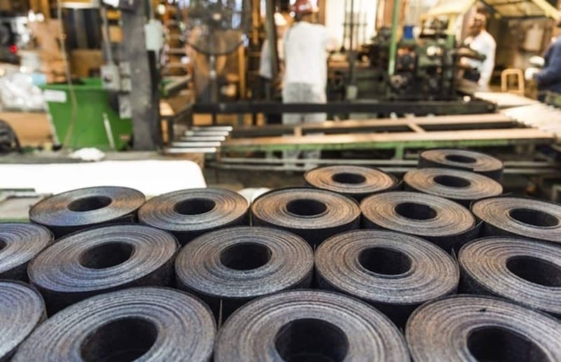 RU-BER-OID Asphalt roofing rolls