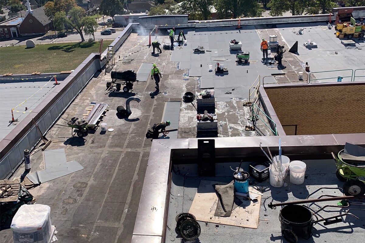 Roofing Project Showcase NorthEast Middle School GAF