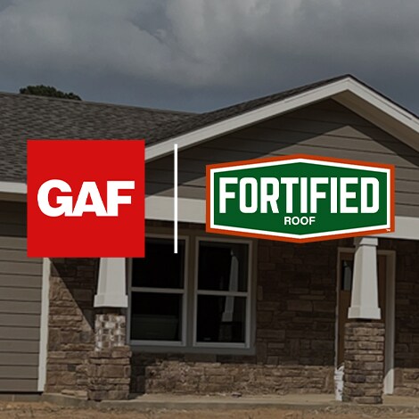 Fortified roof using  GAF roofing materials