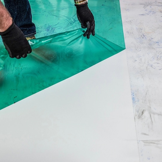 Peel back the MembraneShield film