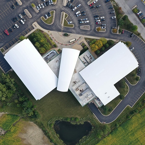 The Orland Park Sportsplex in IL received energy efficiency with GAF roof coatings