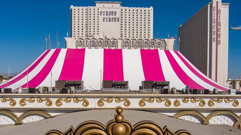 Circus Circus hotel in Las Vegas with new GAF roof