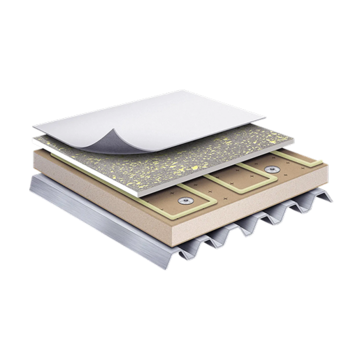 sandwich art of TPO fleece