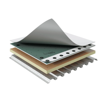 sandwich art of TPO smooth mechanically attached system