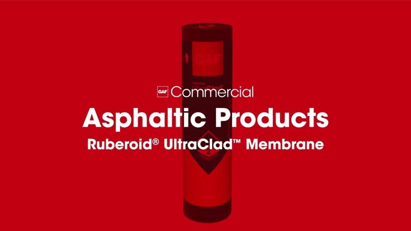 Video start for Ruberoid UltraClad Membrane Benefits by GAF Commercial Roofing