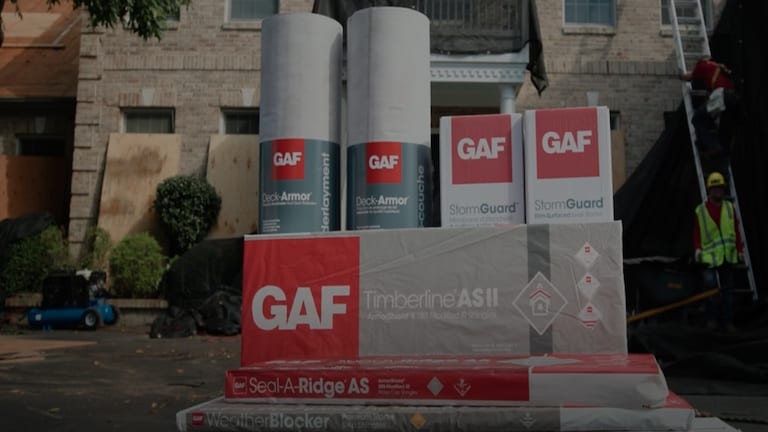 Video thumbnail of GAF products that can be used as part of a FORTIFIED roof. 