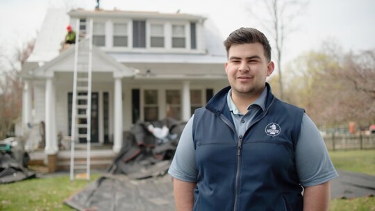 Video start for GAF Rewards testimonial by Armand Babigian