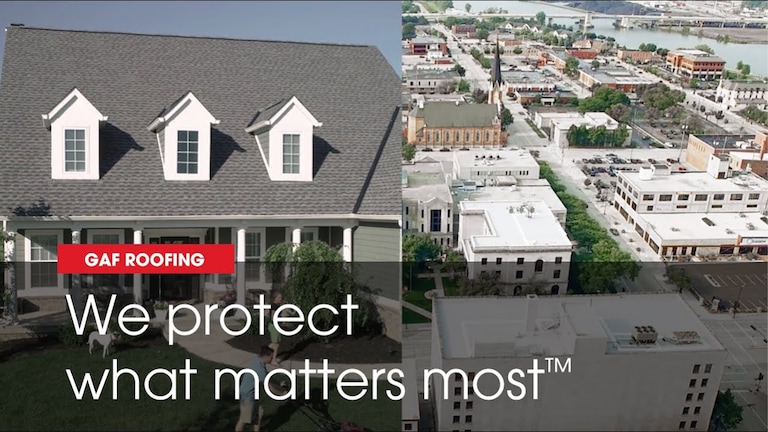 Video start for GAF, North America's largest roofing and waterproofing manufacturer