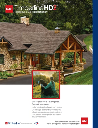 Timberline HDZ Brochure FRENCH - RESTZ145F