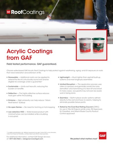 Acrylic Top Coat Sell Sheet - COMCO312