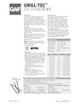 Drill-Tec CD-10 Fastener Data Sheet