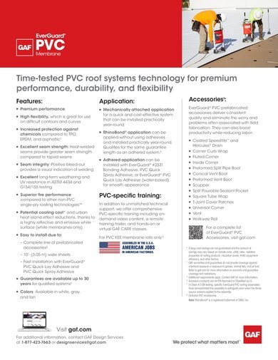 Everguard PVC Smooth Data Sheet - COMEG992