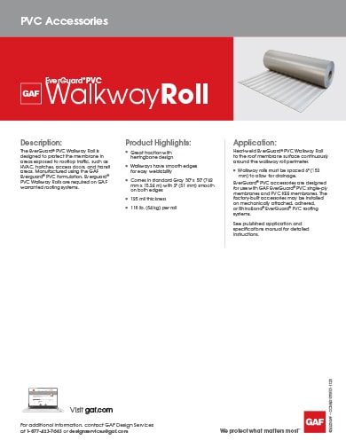 EverGuard PVC Walkway Roll Data Sheet - COMEG983