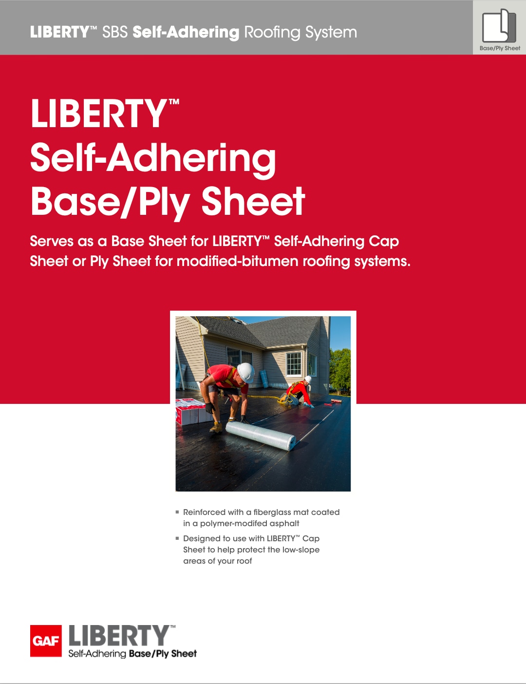 LIBERTY SBS Self-Adhering Base/Ply Sheet - RESLB118