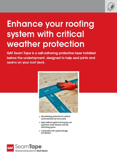 GAF Roof Deck Seam Tape Sell Sheet - RESGN491