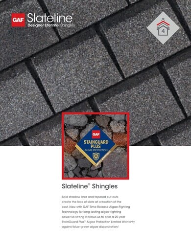 Slateline Shingles Data Sheet - RESGN467SL