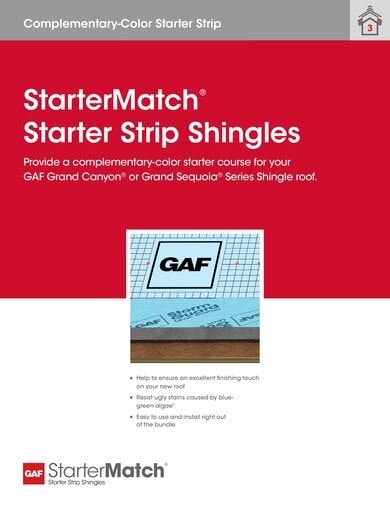 StarterMatch Starter Strip Shingles Data Sheet - RESGN813