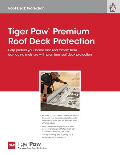 Tiger Paw Premium Roof Deck Protection Sell Sheet - RESUL179