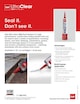 GAF UltraClear Thermoplastic Roof Sealant Sell Sheet - COMCO307