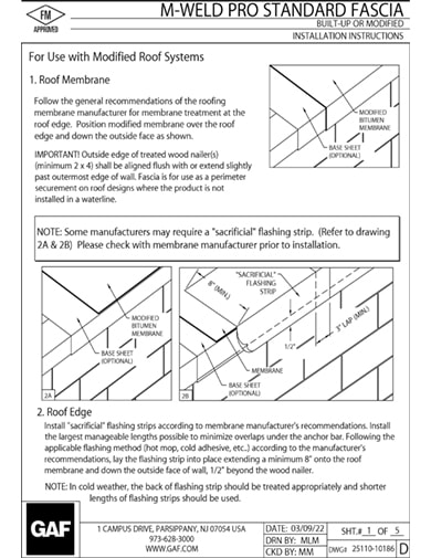 M-Weld™ Pro Standard Fascia