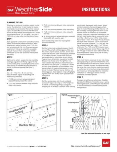 WeatherSide™ Fiber-Cement Siding Installation Instructions - RESFC601