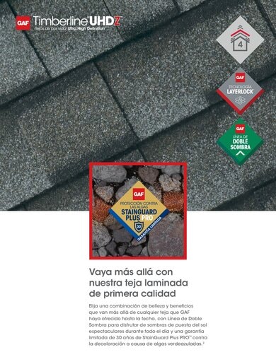 Timberline UHDZ Shingles Spec Sheet SPANISH - RESGN467UHDS