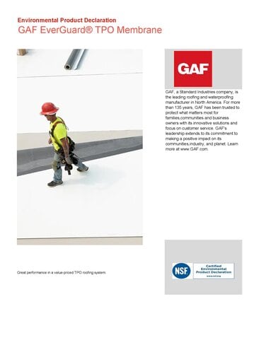 EverGuard TPO Roofing Membrane EPD