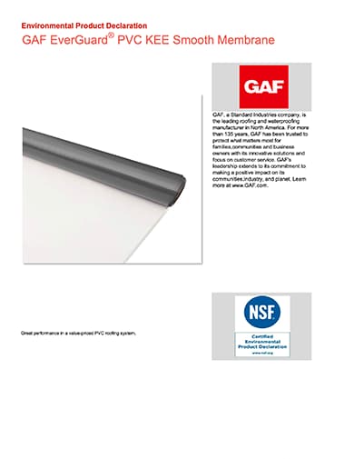 EverGuard PVC KEE Smooth Membrane EPD