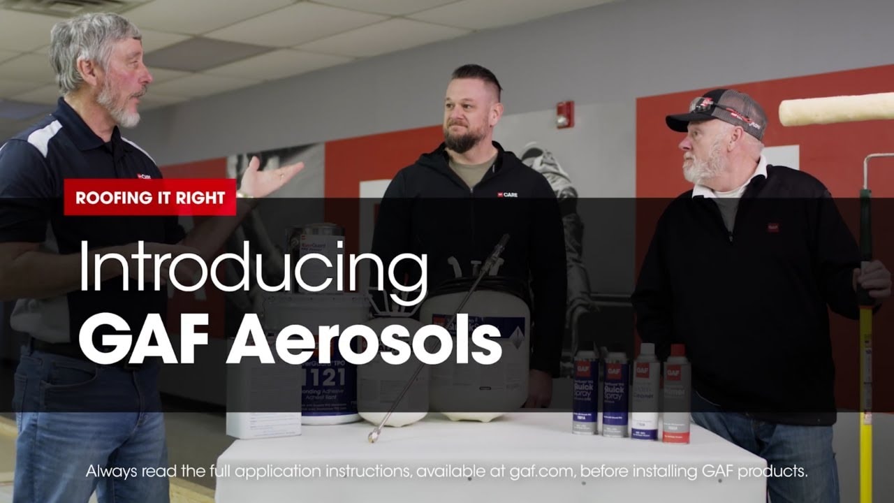 Aerosol Adhesives and Primers for Roof Repairs | Roofing It Right with Dave and Wally