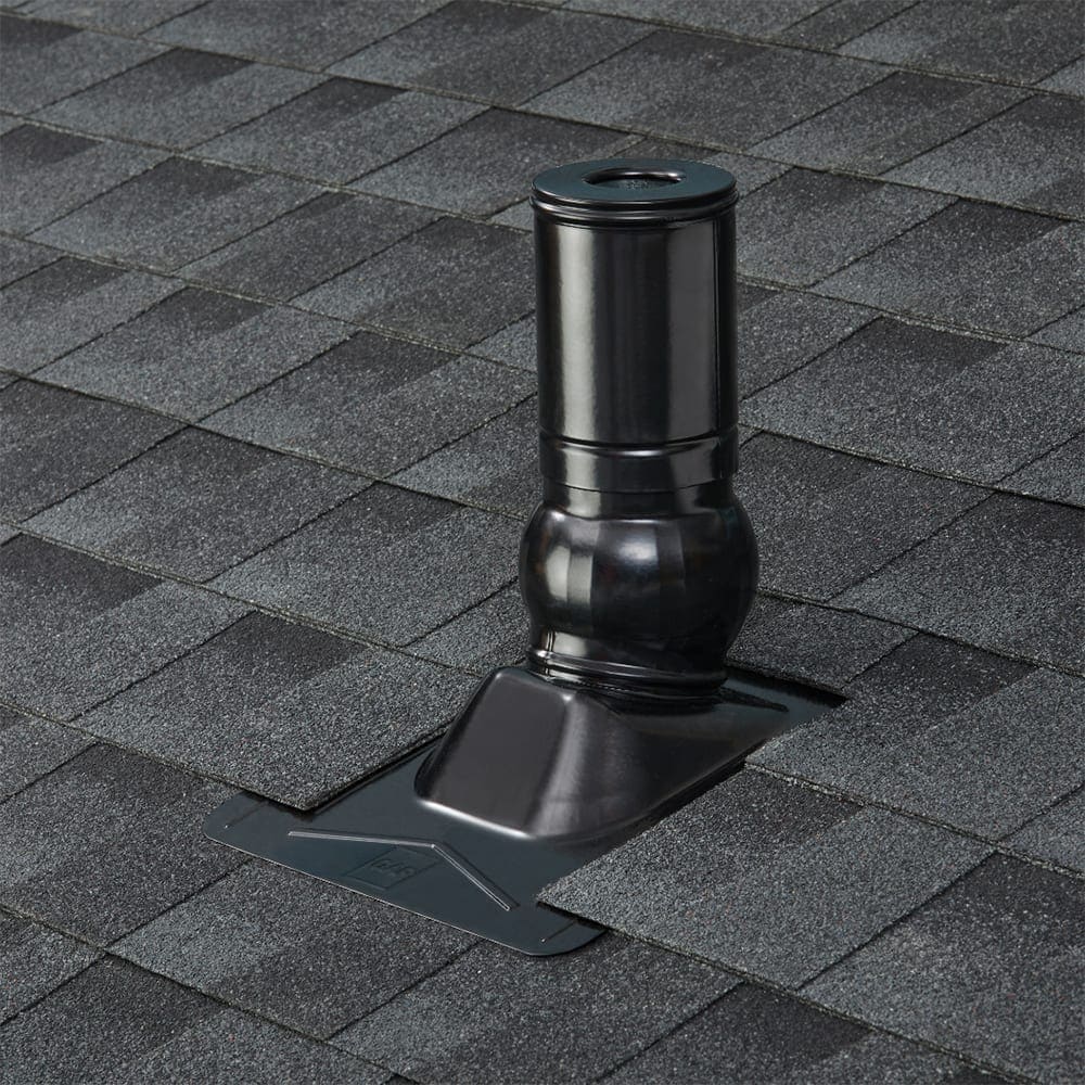 Master Flow™ Pivot™ Pipe Boot Flashing - Black